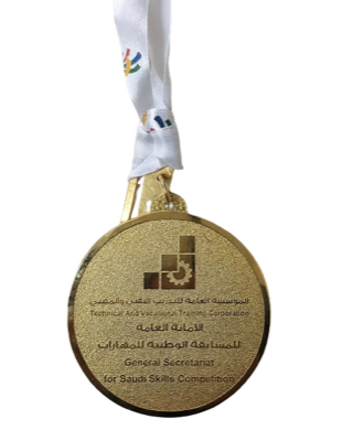 Gold medal in the web design skill, 2015